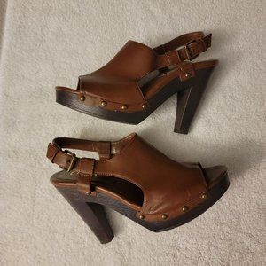 Chaps Sarista Peep Toe Heels